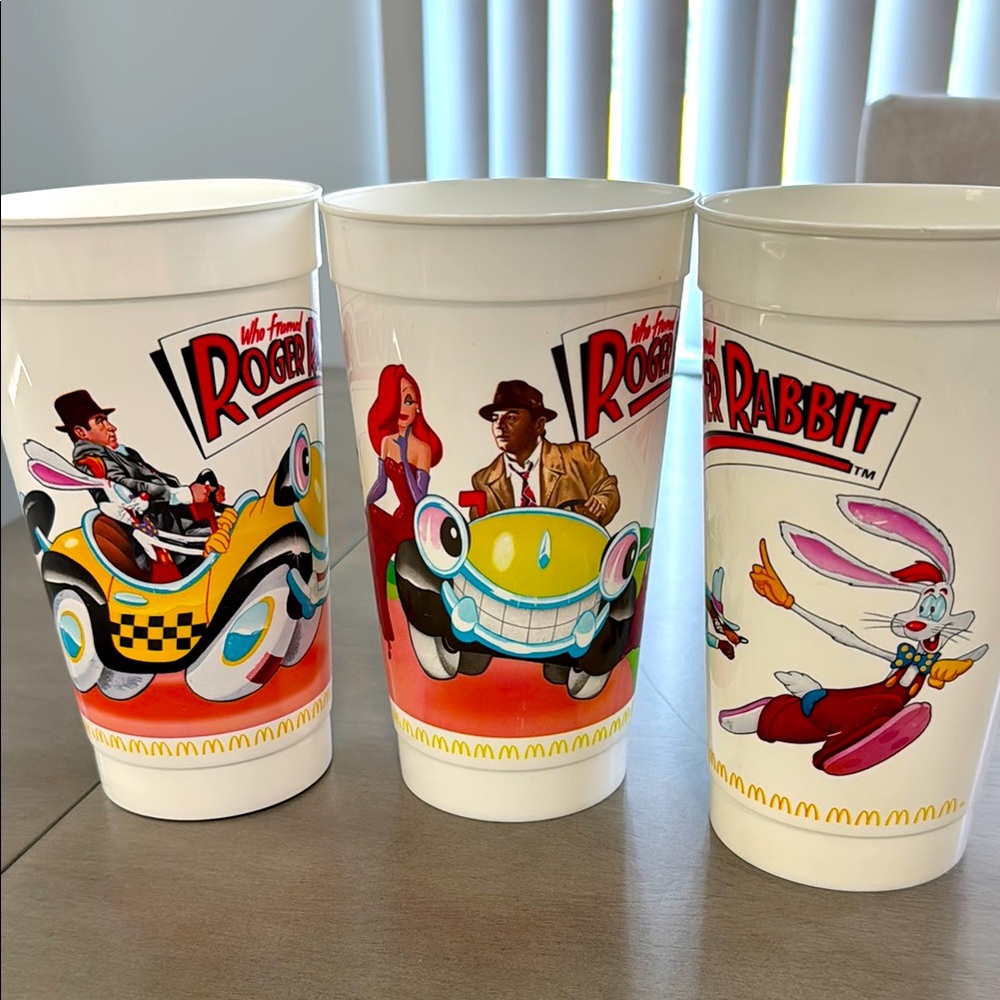 Roger Rabbit Collectible Cups Disney
